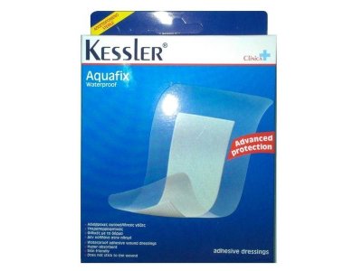 Kessler Αδιάβροχες Αυτοκόλλητες Γάζες Aquafix Waterproof 10x20 cm, 4 Γάζες