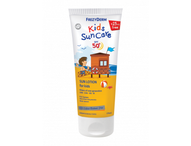 Frezyderm Kids Suncare SPF50+ Παιδικό Αντηλιακό Γαλάκτωμα για Πρόσωπο & Σώμα, 175ml