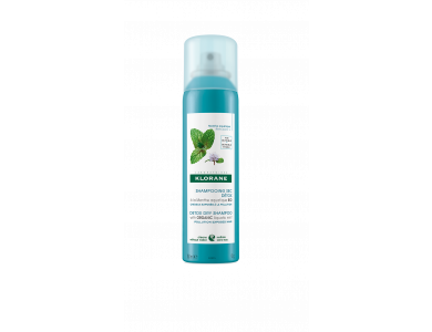Klorane-Dry shampoo με Υδάτινη Μέντα για κάθε τύπο μαλλιών Spray 150ml