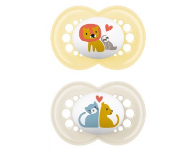 Mam Original Πιπίλα Σιλικόνης 6-16 μηνών, 2τμχ