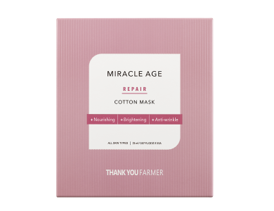 Thank You Farmer Miracle Age Repair Cotton Mask, Υφασμάτινη Μάσκα Προσώπου Αντιγήρανσης & Θρέψης, 25ml