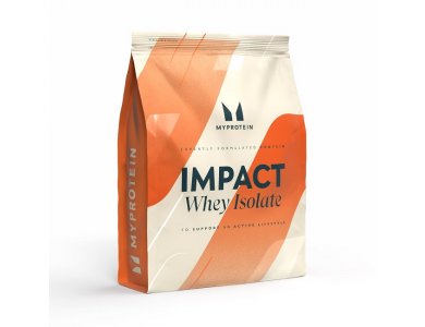 Myprotein Impact Whey Isolate, Πρωτεΐνη Ορού Γάλακτος Χωρίς Γλουτένη με Γεύση Βανίλια, 1kg