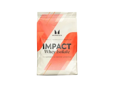Myprotein Impact Whey Isolate Πρωτεΐνη Ορού Γάλακτος Χωρίς Γλουτένη με Γεύση Βανίλια, 1kg