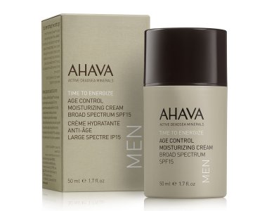 Ahava Men Age Control Moisturizing Cream Spf15, Ενυδατική Αντιρυτιδική Κρέμα, 50ml