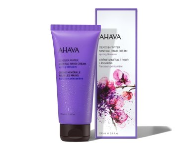 Ahava Dead Sea Water Mineral Hand Cream Spring Blossom, Κρέμα Χεριών με Άρωμα Ανοιξιάτικου Άνθους, 100ml