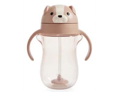Munchkin Tip & Sip Dog Κύπελλο με Καλαμάκι από 9m+, 296ml