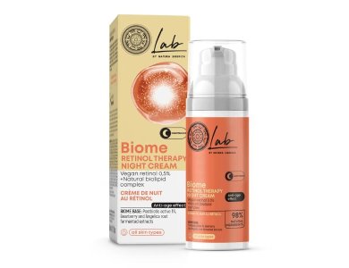 Natura Siberica Lab Biome Ενυδατική Κρέμα Προσώπου Νυκτός με Ρετινόλη, 50ml