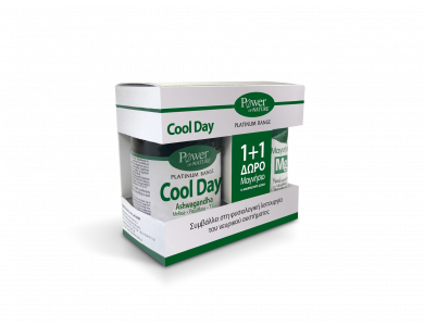 Power Health Platinum Range Cool Day, 30caps & ΔΩΡΟ Magnesium 220mg Αναβράζων Μαγνήσιο, 10 eff.tabs