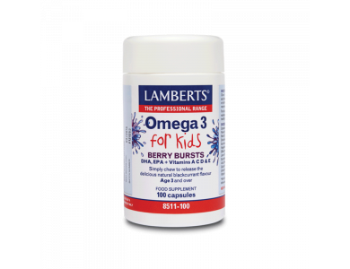 Lamberts Omega 3 for Kids, Berry Bursts, 100caps