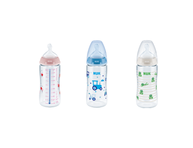 Nuk First Choice Bottle, Μπιμπερό Με Δείκτη Ελέγχου Θερμοκρασίας, 6-18m+, 300ml