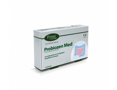 Power Health Platinum Range Probiozen Med, Συμπλήρωμα Διατροφής για τη Θεραπεία του Ευερέθιστου Εντέρου, 15caps