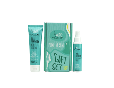Aloe+ Colors Pure Serenity Gift Set Body Lotion 150ml & Pure Serenity Hair and Body Mist, 100ml