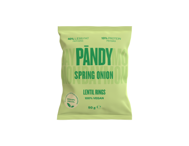 Pandy Lentil Chips, Spring Onion, Πρωτεϊνικά Τσιπς Φρέσκου Κρεμμυδιού, 50gr