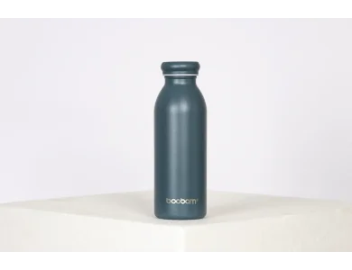 Boobam Bottle Lite Grey, Μπουκάλι Θερμός, 500ml