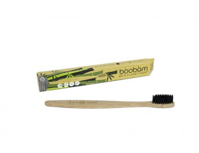 Boobam Brush Lite, Adult, Medium, Οδοντόβουρτσα Ενεργού Άνθρακα για Ενήλικες