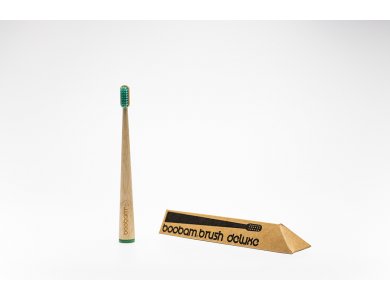 Boobam Brush Deluxe Adult, Green, Medium, Οδοντόβουρτσα Ενηλίκων