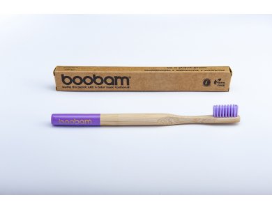 Boobam BrushStyle Adult Purple, Medium, Οδοντόβουρτσα Ενηλίκων