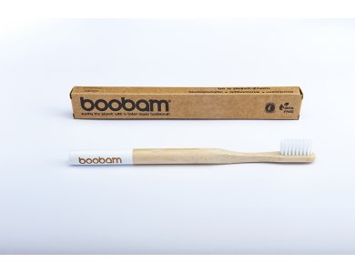 Boobam BrushStyle Adult White, Soft, Οδοντόβουρτσα Ενηλίκων