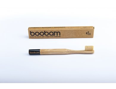 Boobam BrushStyle Kids Black, Extra Soft, Οδοντόβουρτσα Παιδική