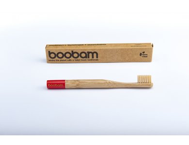 Boobam BrushStyle Kids Red, Extra Soft, Οδοντόβουρτσα Παιδική