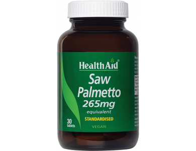 Health Aid Saw Palmetto 265mg, 30tabs