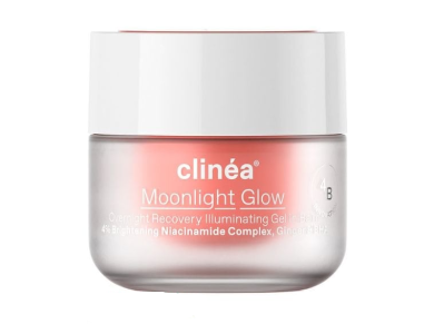 Clinea Moonlight Glow Gel Κρέμα Νύχτας Λάμψης & Αναζωογόνησης, 50ml