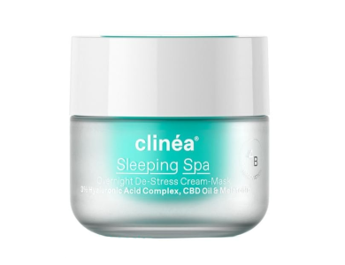 Clinea Sleeping Spa Κρέμα-Μάσκα De-Stress Nυκτός, 50ml