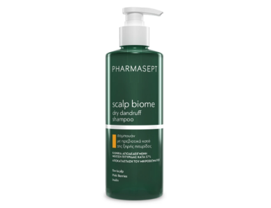 Pharmasept Scalp Biome Dry Dandruff Shampoo, Σαμπουάν Αντιμετώπισης της Ξηρής πιτυρίδας, 400ml