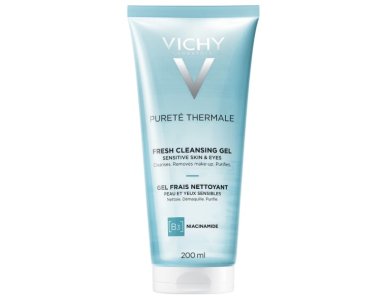 Vichy Purete Thermale Fresh Cleansing Gel B3, Δροσερό Gel Καθαρισμού Κατάλληλο για Ευαίσθητες Επιδερμίδες, 200ml