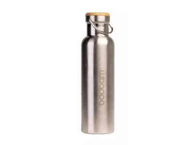 Boobam Bottle Ανοξείδωτο Ασημί Μπουκάλι Θερμός, 1000ml