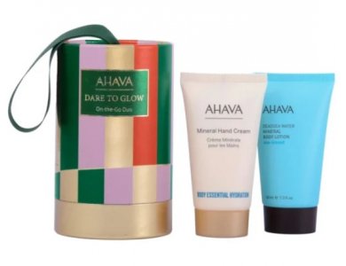 Ahava Promo Xmas25 On The Go Duo Mineral Hand Cream Κρέμα Χεριών 40ml & Mineral Sea-Kissed Body Lotion Γαλάκτωμα Σώματος 40ml