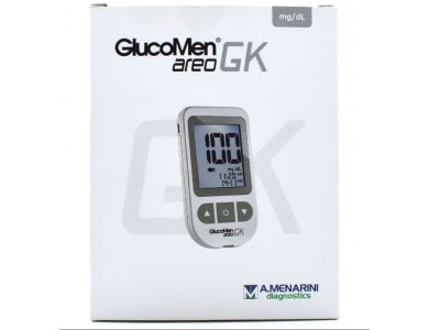 Menarini GlucoMen Areo GK Μετρητής Σακχάρου & Στυλό & 10 Σκαρφιστήρες
