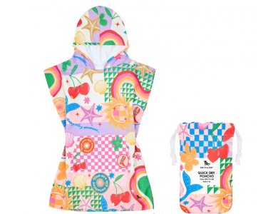 Dock & Bay Παιδικό πόντσο Good Vibes Out Microfiber , Microfiber, για 3-5 ετών