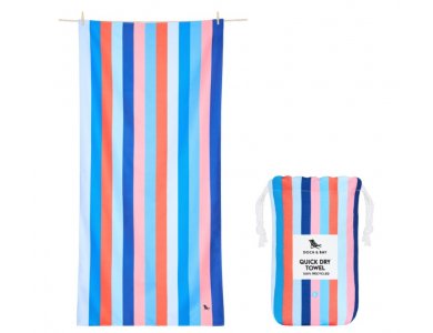Dock & Bay: Πετσέτα θαλάσσης Quickdry - Ocean Pavilion (Μικροϊνες) XL (200x90εκ.)