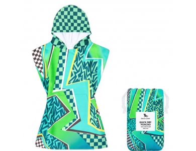 Dock & Bay Παιδικό πόντσο Tide Skater Microfiber , Microfiber, για 6-10 ετών