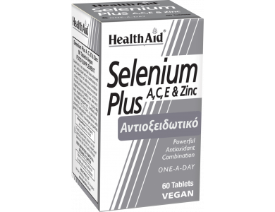 Health Aid Selenium Plus 200mg 60tabs