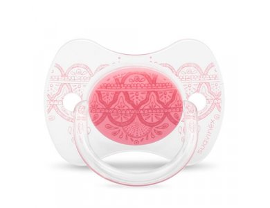 Suavinex Couture Πιπίλα Σιλικόνης 0-4m, Ροζ