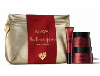 Ahava Promo The Power Of Love, Apple Of My Eye, Advanced Deep Wrinkle Cream, 50ml & Overnight Deep Wrinkle Mask, 50ml & Lip Line Wrinkle Treatment, 15ml