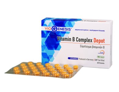 VioGenesis Vitamin B Complex Depot 60caps