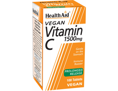 Health Aid Vitamin C 1500mg 100tabs -Economy