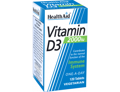 Health Aid Vitamin D3 2000iu 120tabs