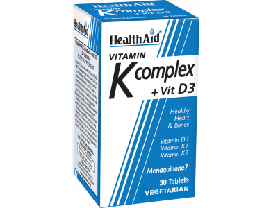 Health Aid K complex + Vitamin D3 30tabs