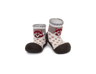 Attipas Zoo Brown, Καλτσό-παπουτσάκια, Νο21.5