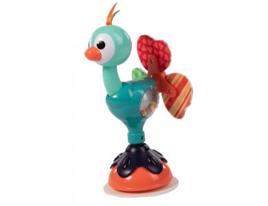 Bo Jungle: Παιχνίδι απασχόλησης για το φαγητό με βεντούζα-Παγώνι, 1τμχ