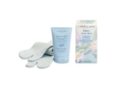 L’erbolario Alba in Asia Foot Balm Θρεπτική Κρέμα Ποδιών 100ml & 1 Ζευγάρι Κάλτσες Tabi