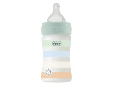 Chicco Well Being Πλαστικό Μπιμπερό κατά των Κολικών 0m+, 150ml