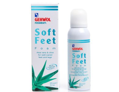 Gehwol Soft Feet Foam, Ενυδατικός Αφρός Ποδιών για απαλή επιδερμίδα, 125ml