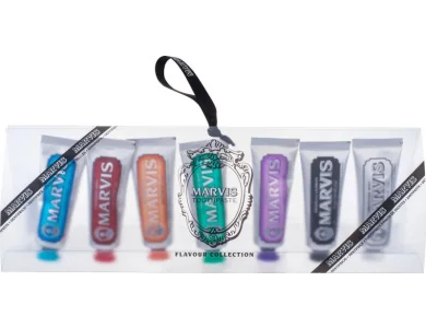 Marvis 7 Flavours Travel Set Toothpaste Οδοντόκρεμες σε 7 Γεύσεις, 7x25ml