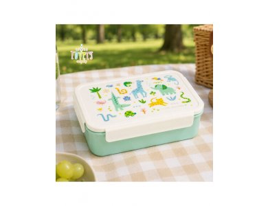 A little lovely company: Δοχείο φαγητού Bento με χωρίσματα- 1,2 L - Jungle
