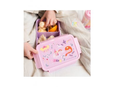 A little lovely company: Δοχείο φαγητού Bento με χωρίσματα- 1,2 L - Princesses